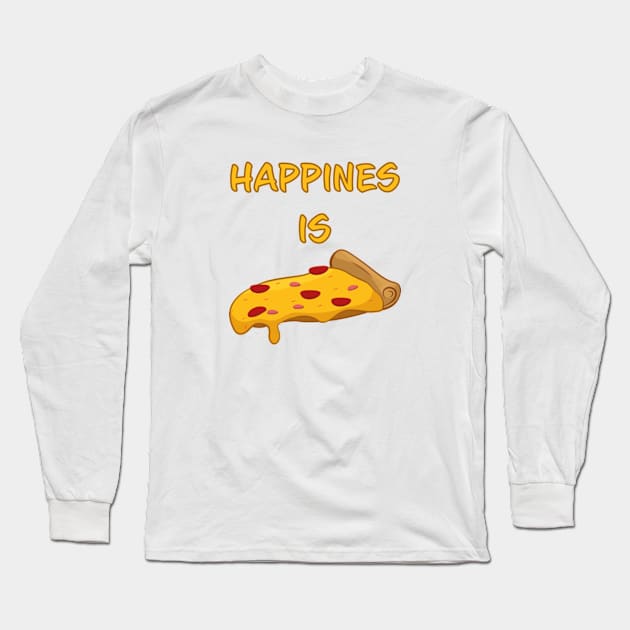 pizza is love , pizza is life Long Sleeve T-Shirt by Loete Design